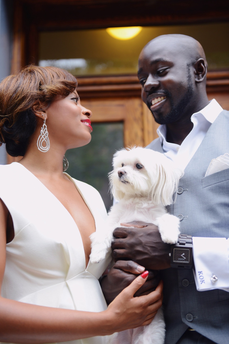 Engagement Photos NYC of Erin and Kwame in Harlem by NYC Wedding Photographer XOANDREA, Couture wedding photography