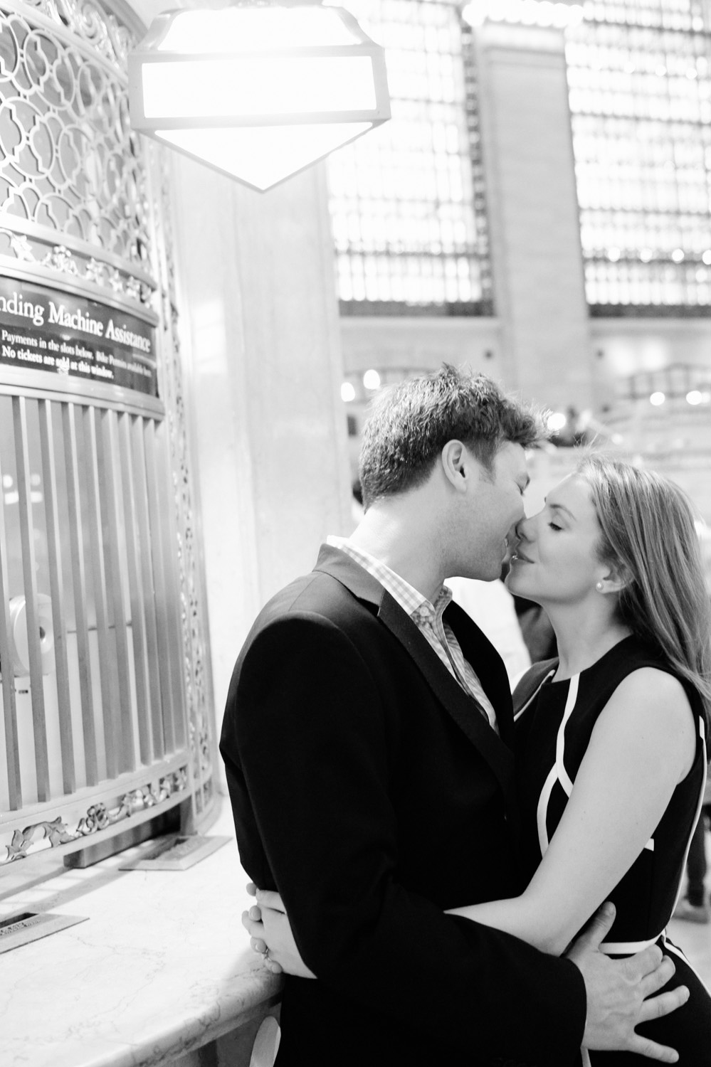 Engagement photos taken in Grand Central & Meatpacking District New York by Engagement Photographers NYC XOANDREA