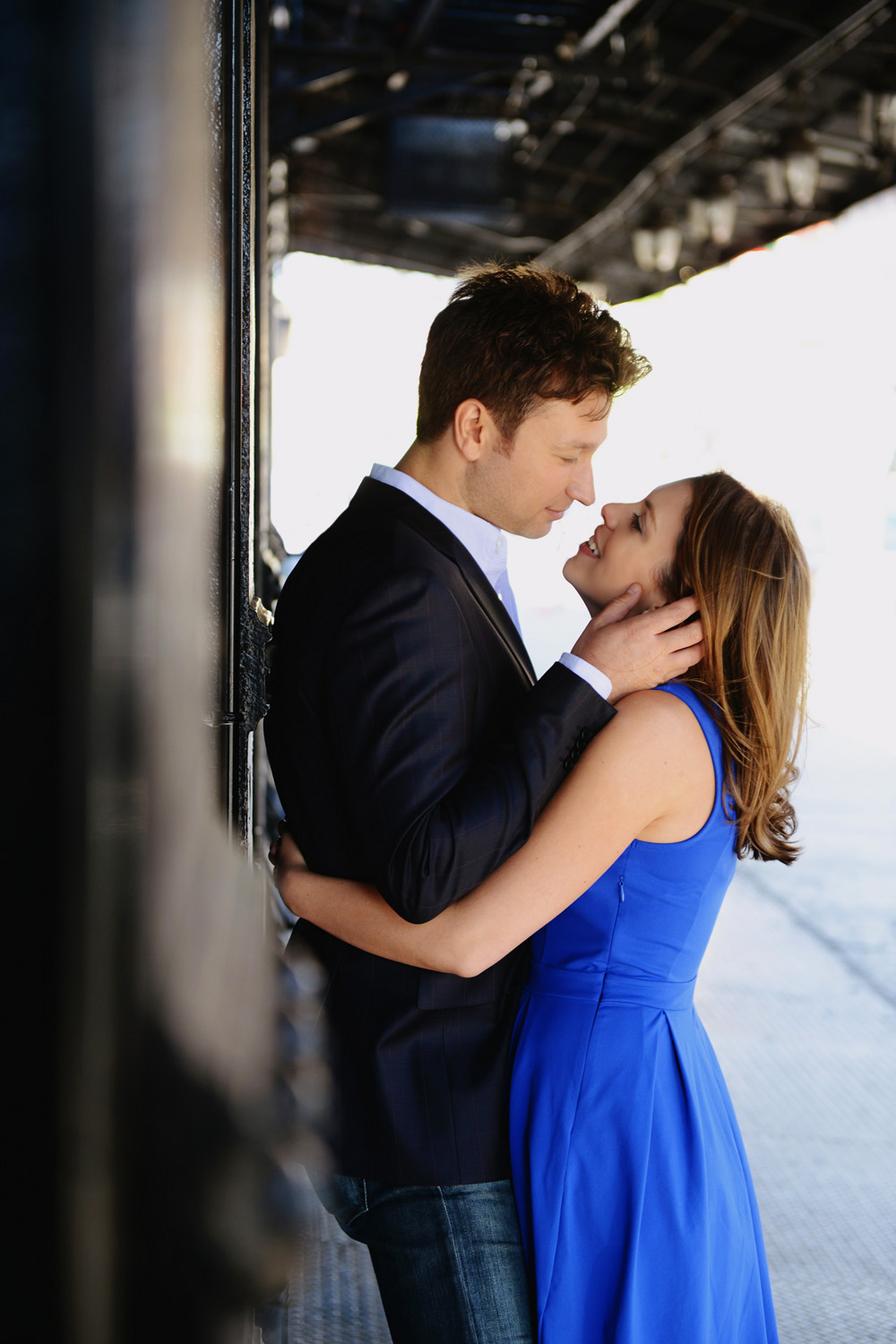 Engagement photos taken in Grand Central & Meatpacking District New York by Engagement Photographers NYC XOANDREA