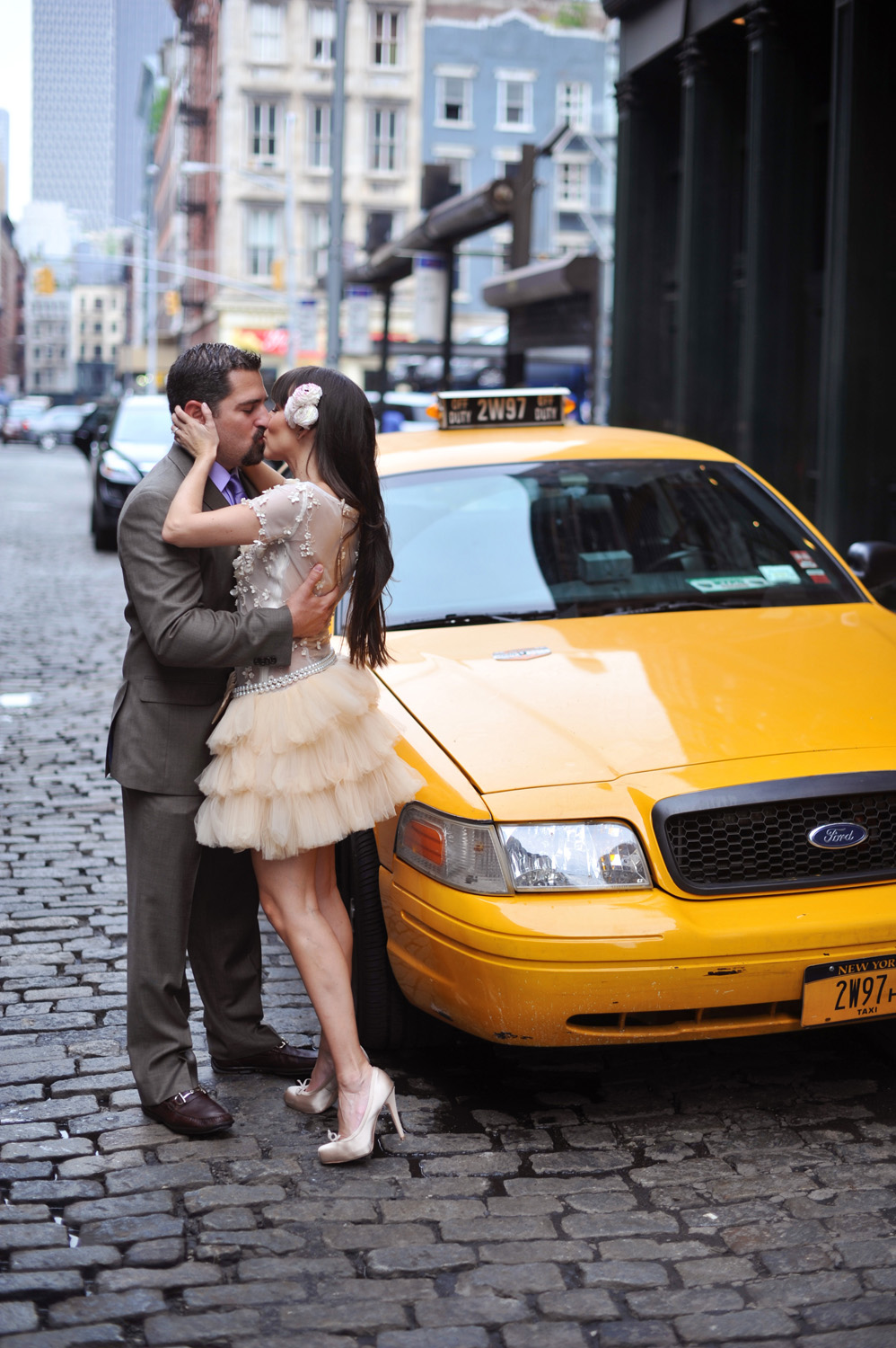 Wedding photos of Georgette & Jamie at the NoMo SoHo New York Hotel by wedding photographer XOANDREA