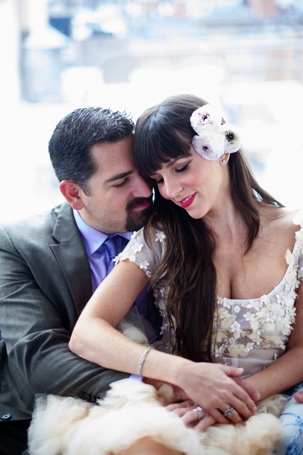 Wedding photos of Georgette & Jamie at the NoMo SoHo New York Hotel by wedding photographer XOANDREA