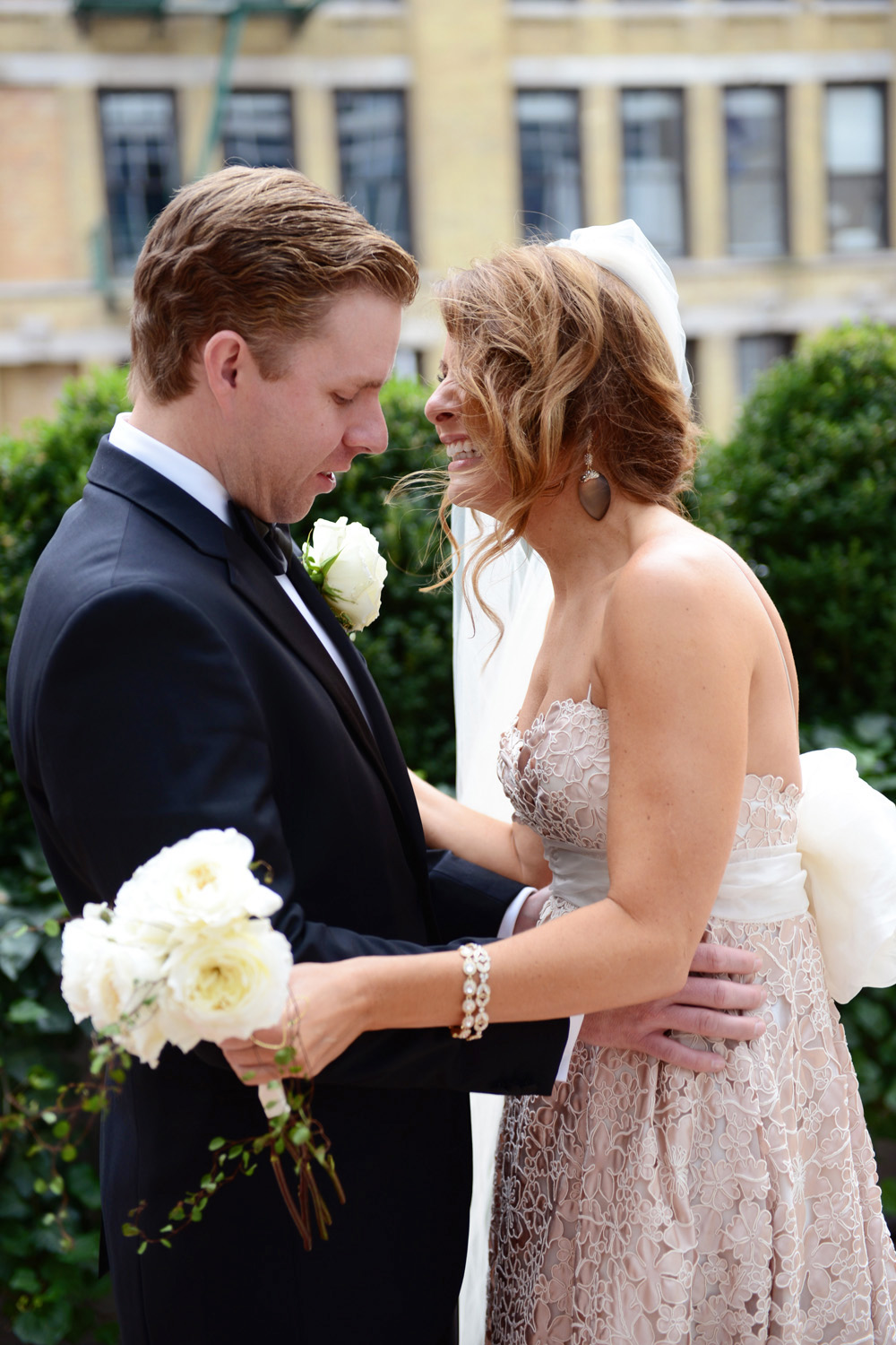 Wedding photos of Georgette & Jamie at the NoMo SoHo New York Hotel by wedding photographer XOANDREA