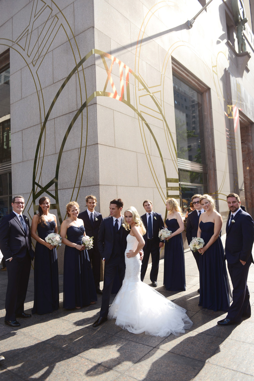 Wedding photos of Alice and Travis and their Rockefeller Center Wedding at 620 Loft and Garden New York and Lotte Palace Hotel, photographed by wedding photographer New York XOANDREA