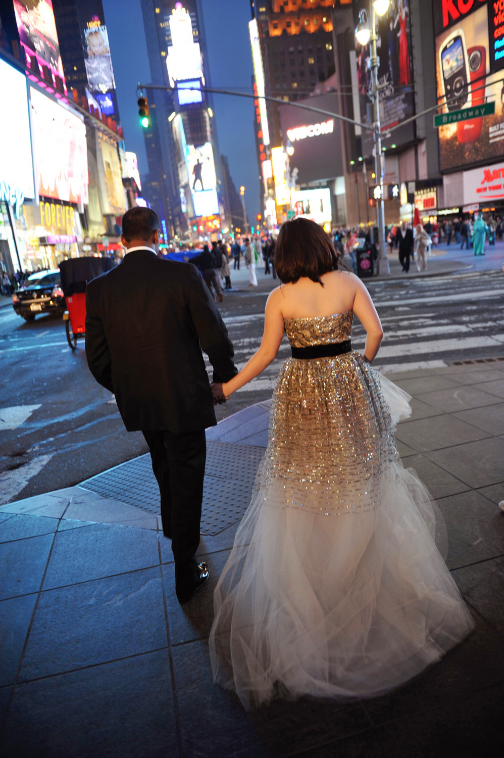 Evelyn and Ram's engagement photos taken in Soho New York just before their Soho House Wedding, photographed by wedding photographer New York XOANDREA